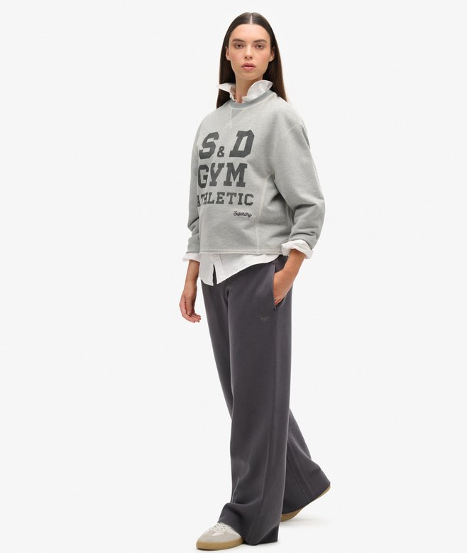 Superdry Joggers Rectos Con Efecto Lavado Vintage