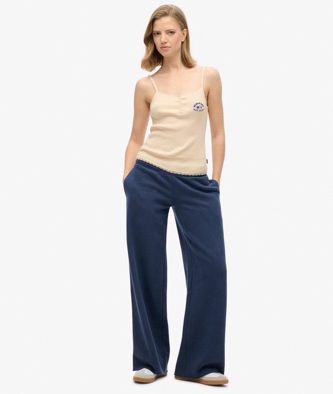 superdry Joggers rectos con efecto lavado Vintage