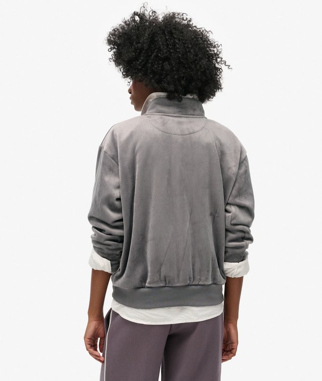 Superdry Media Cremallera De Velvetón Country Club