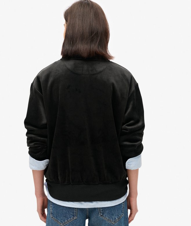 Superdry Media Cremallera De Velvetón Country Club