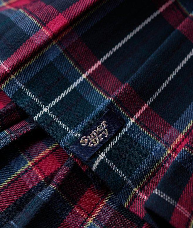 Superdry Minifalda A Cuadros De Talle Medio