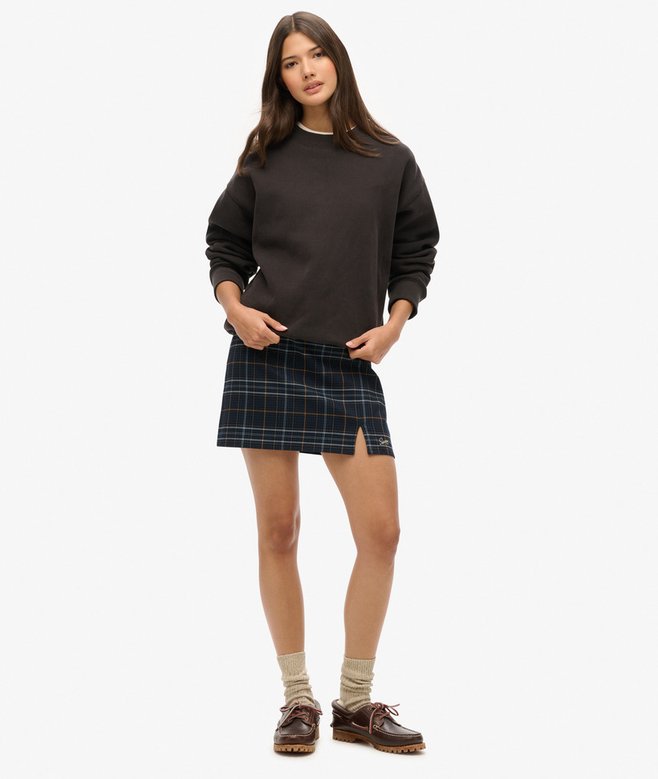 Superdry Minifalda A Cuadros