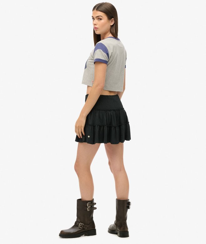 Superdry Minifalda De Punto Escalonada