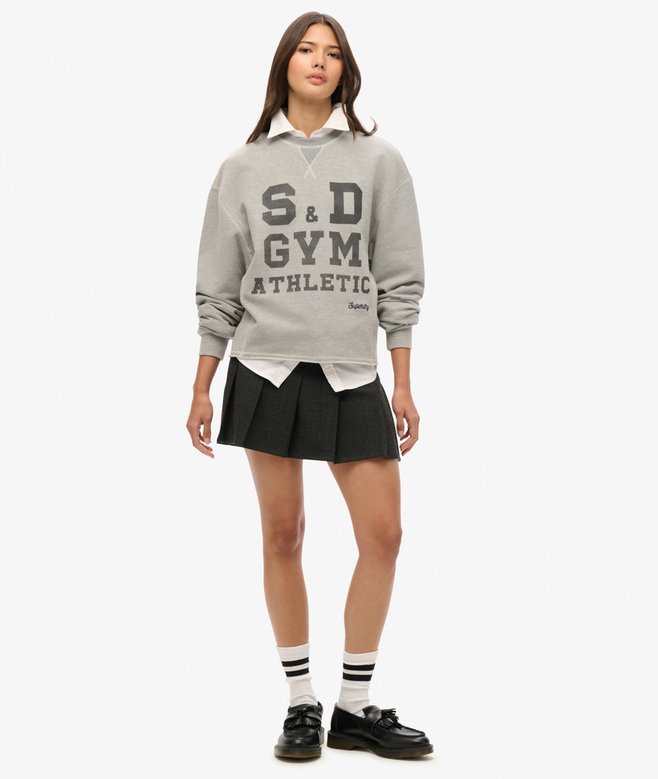 Superdry Minifalda Plisada De Talle Bajo