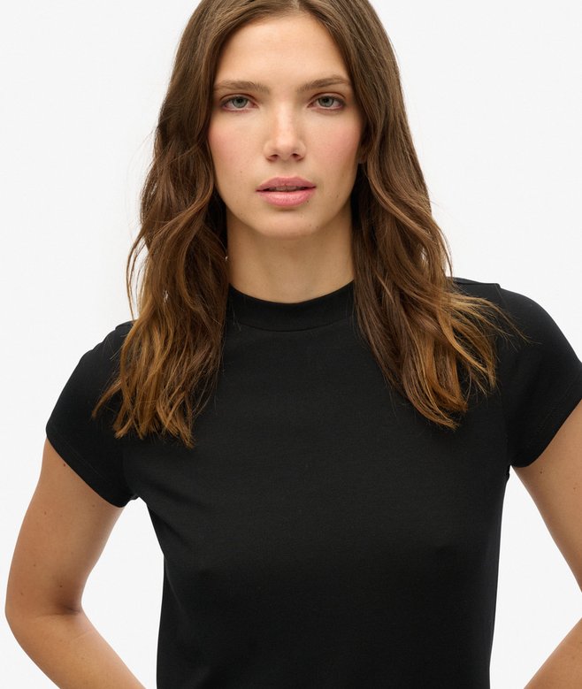 Superdry Minivestido De Manga Corta Evasé