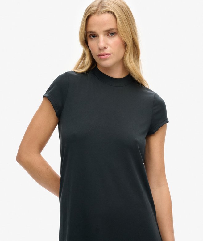 Superdry Minivestido De Manga Corta Evasé
