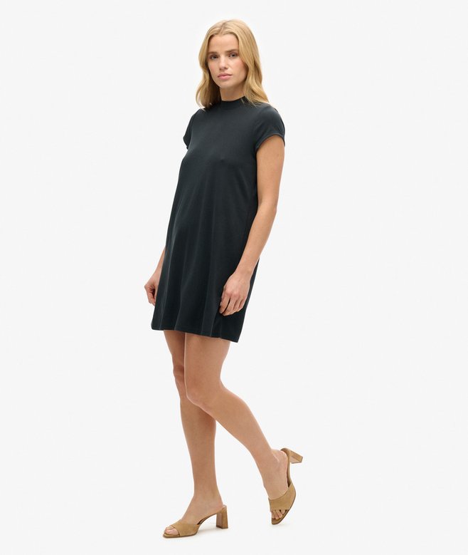 Superdry Minivestido De Manga Corta Evasé