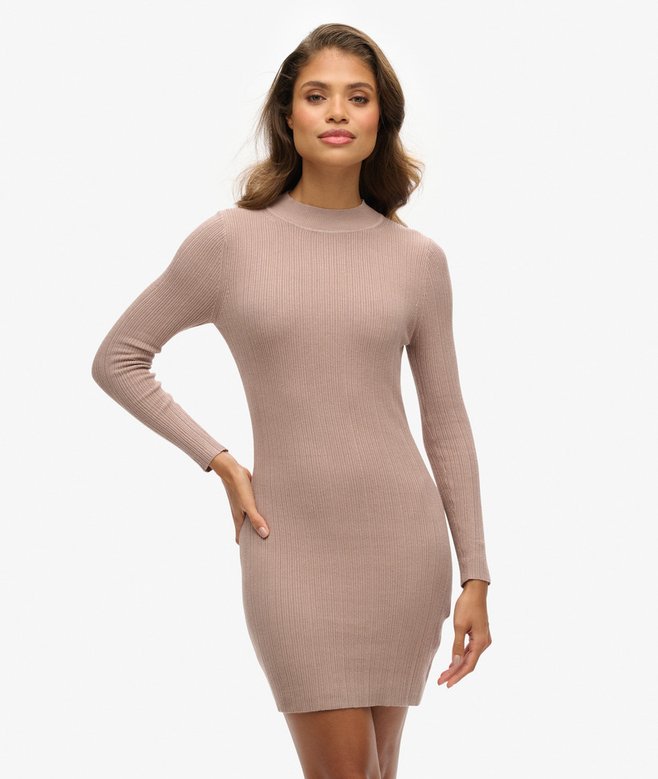 Superdry Minivestido Entallado Con Espalda Abierta