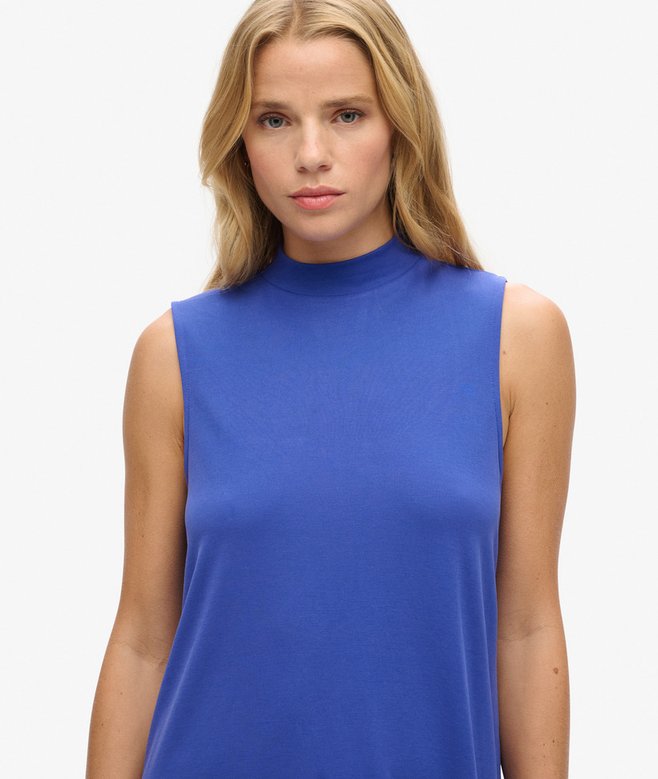 Superdry Minivestido Evasé Sin Mangas