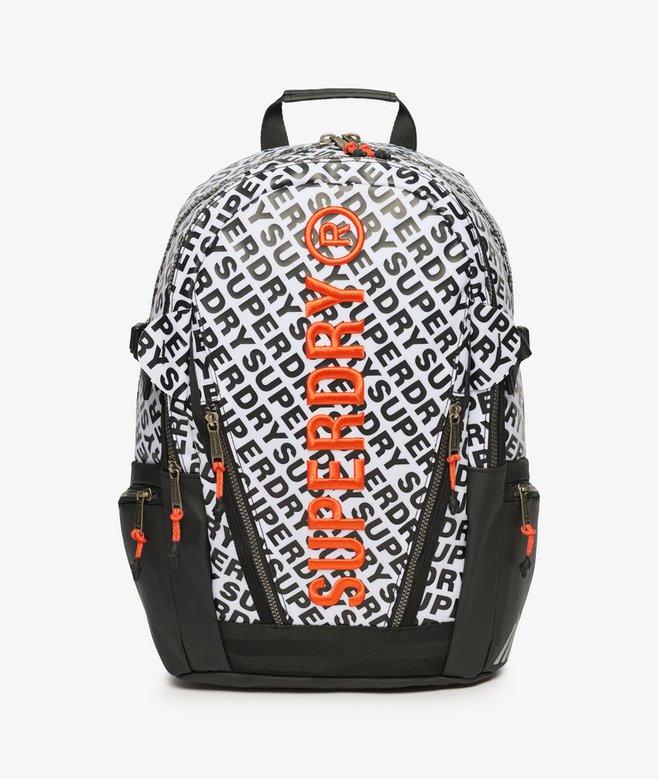 superdry Mochila de lona con estampado integral