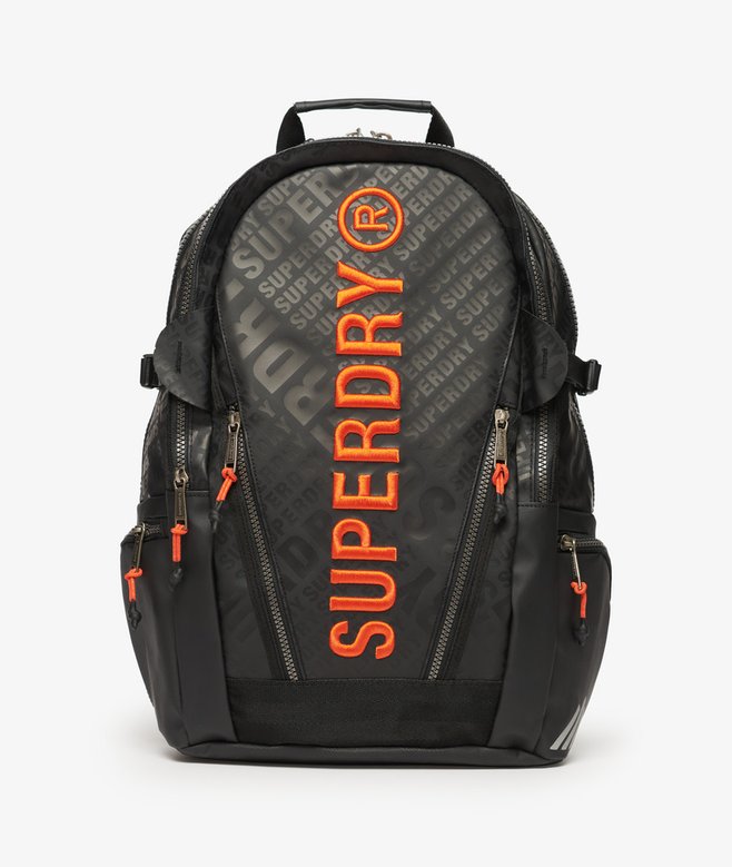 superdry Mochila de lona con estampado integral