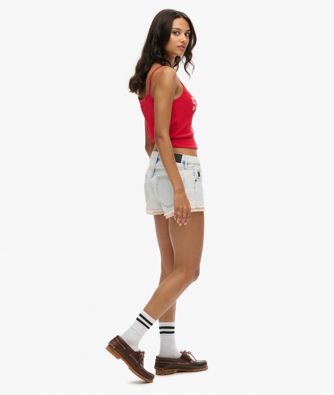 Superdry Pantalón Corto Vaquero Hot