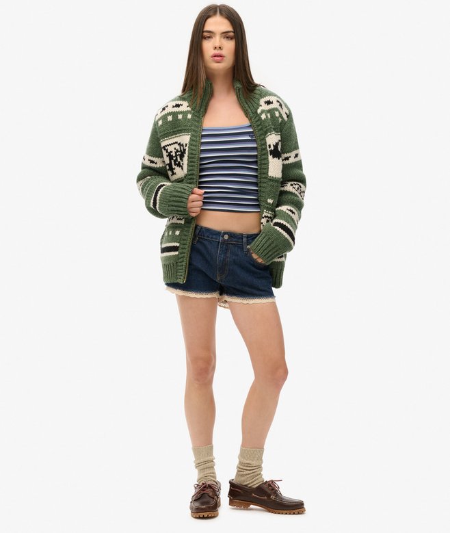 Superdry Pantalón Corto Vaquero Hot