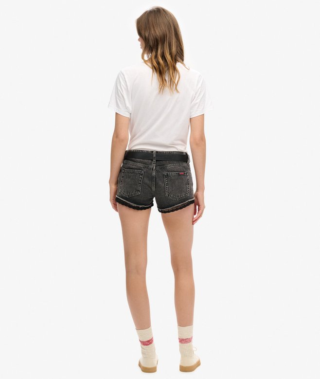 Superdry Pantalón Corto Vaquero Hot