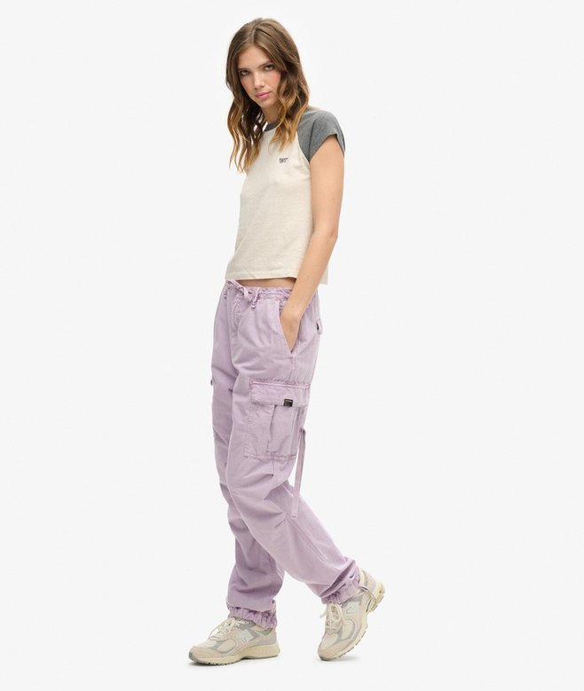 Superdry Pantalones Cargo De Talle Bajo Para