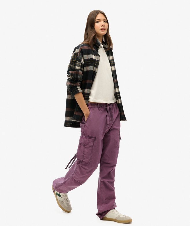 Superdry Pantalones Cargo De Talle Bajo Para