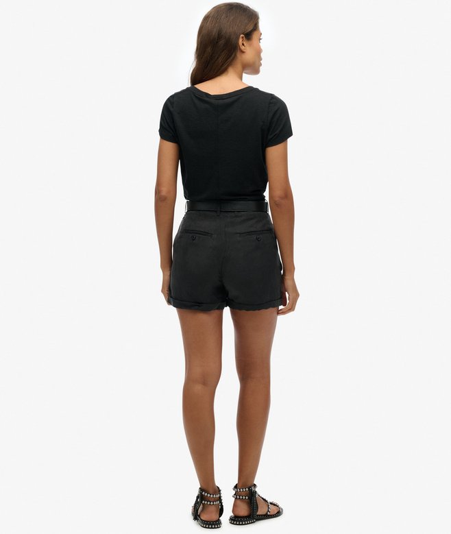 Superdry Pantalones Cortos De Cupro