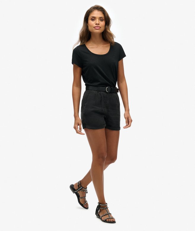 Superdry Pantalones Cortos De Cupro