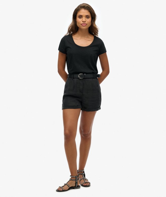 superdry Pantalones cortos de cupro