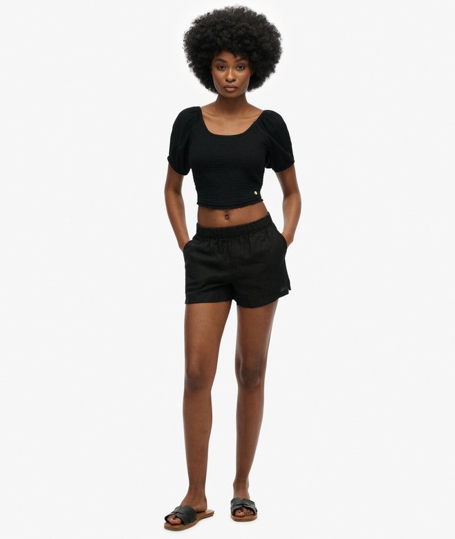 superdry Pantalones cortos de lino