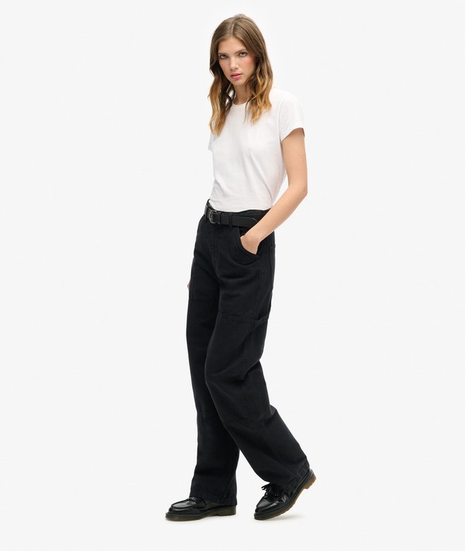 Superdry Pantalones De Carpintero De Pernera Ancha