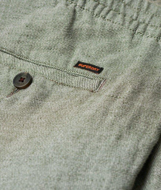 Superdry Pantalones De Lino Con Cordón De Ajuste
