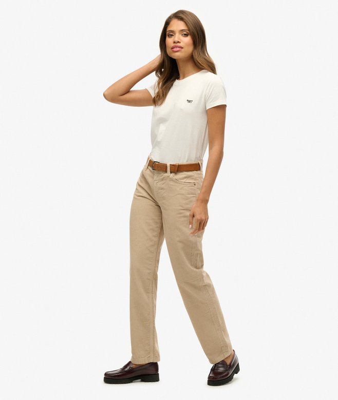 Superdry Pantalones De Pana De Pernera Recta