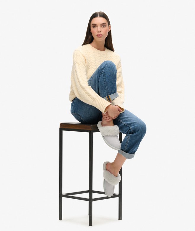 Superdry Pantuflas Sin Talón De Ante