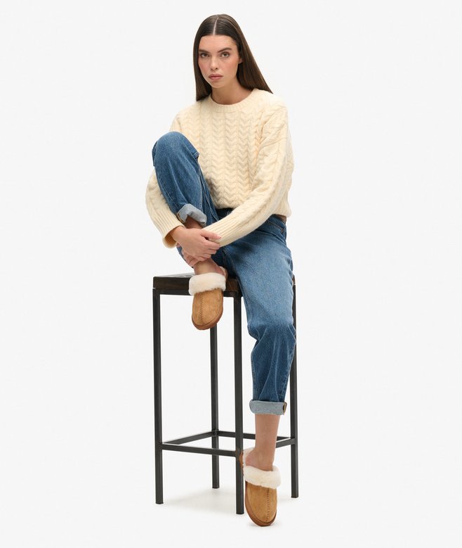 Superdry Pantuflas Sin Talón De Ante