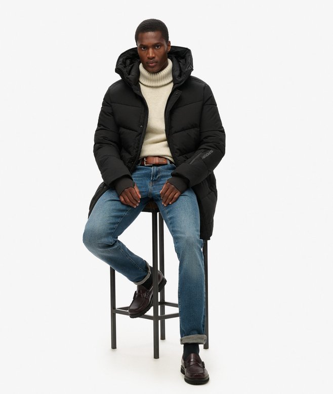 Superdry Parka Acolchada City Chevron