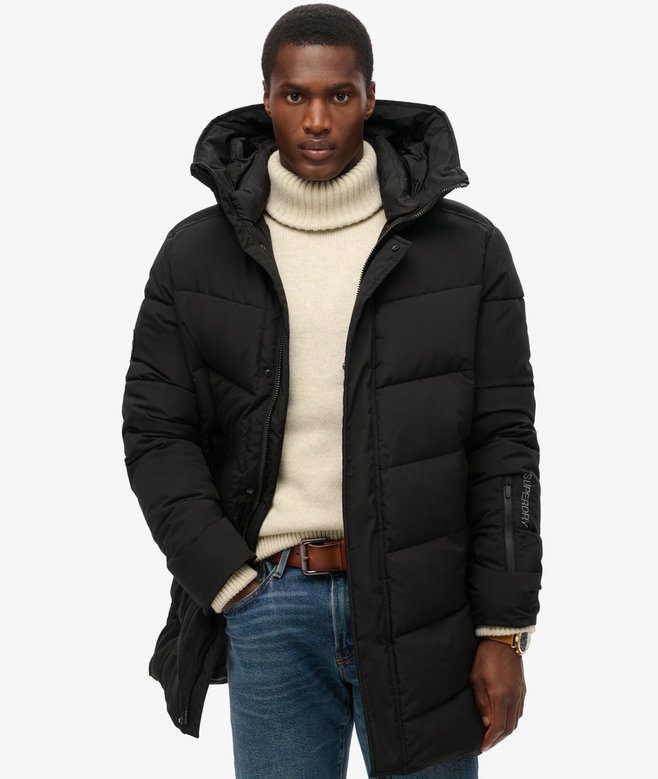 superdry Parka acolchada City Chevron