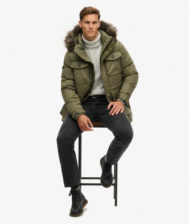 Superdry Parka De Pelo Sintético Chinook