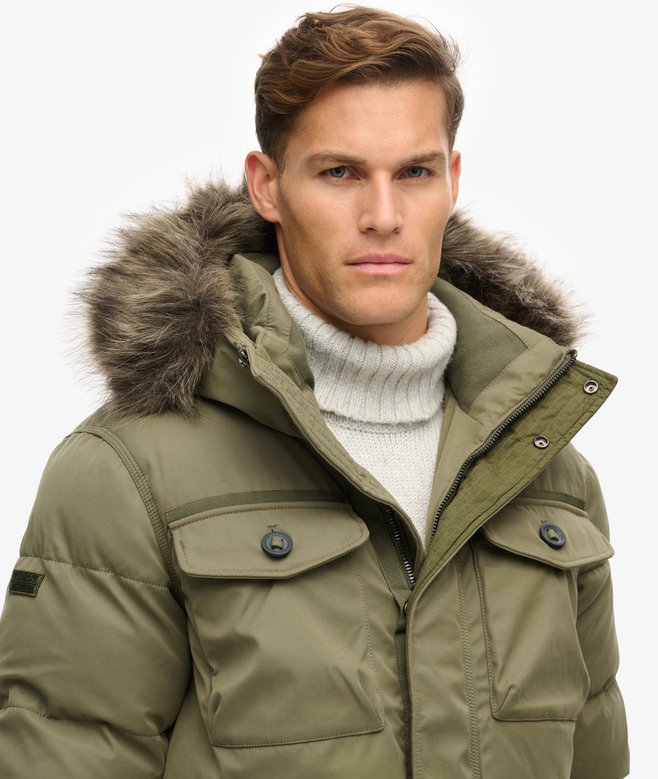 Superdry Parka De Pelo Sintético Chinook