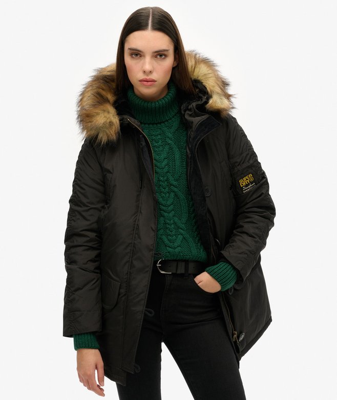 superdry Parka militar con capucha MA1
