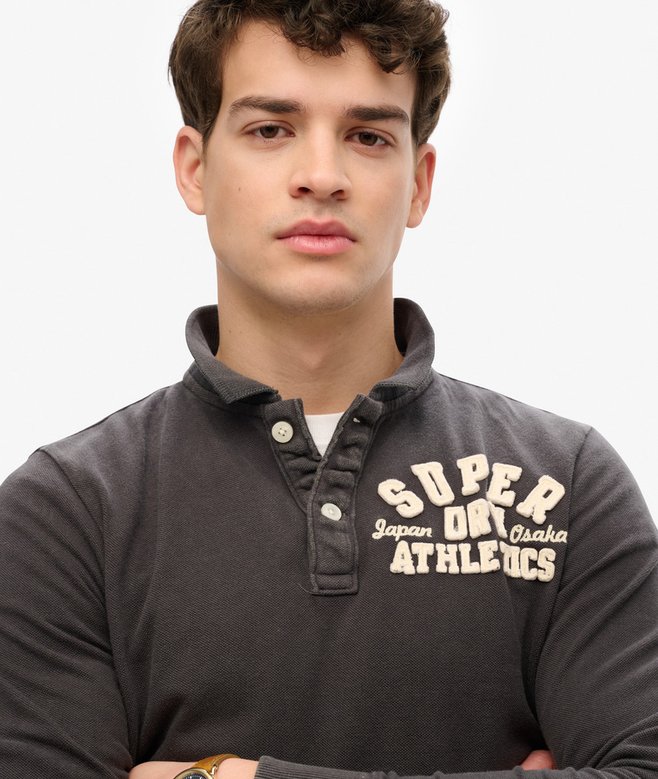Superdry Polo De Manga Larga Vintage Athletic