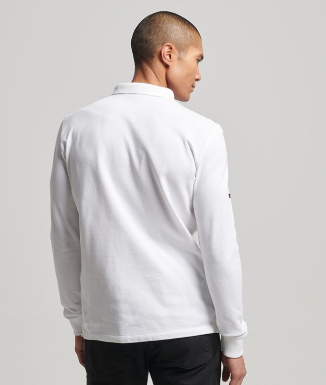 Superdry Polo De Piqué De Manga Larga