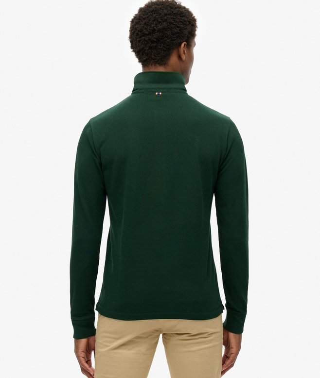 Superdry Polo De Piqué De Manga Larga De Algodón