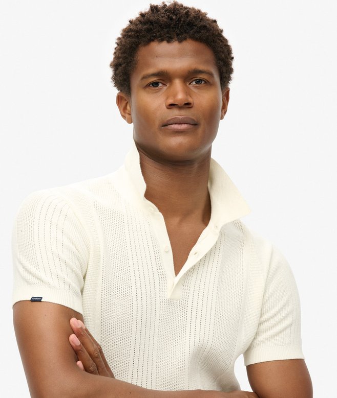 Superdry Polo De Punto De Manga Corta