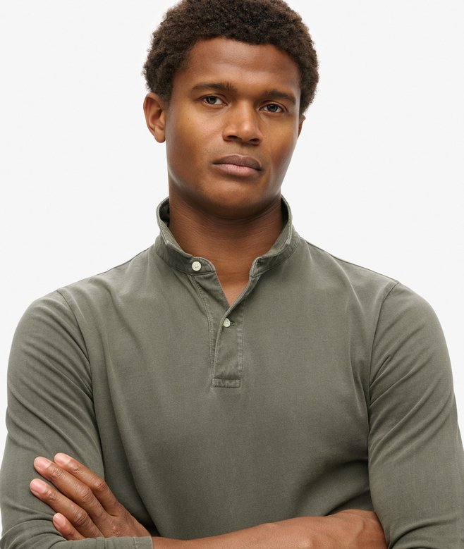 Superdry Polo De Punto De Manga Larga Studios