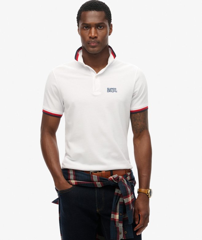 superdry Polo ribeteado Sportswear