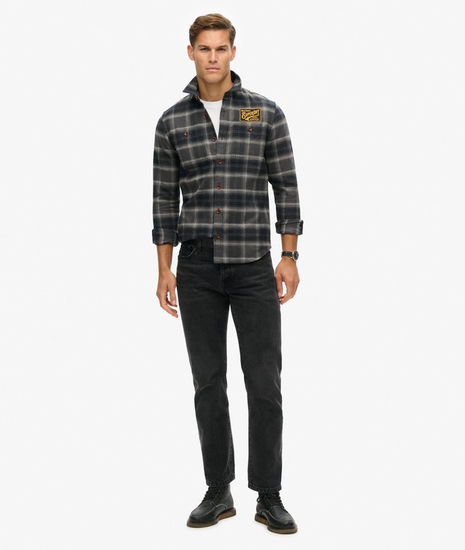 Superdry Sobrecamisa Bordada A Cuadros