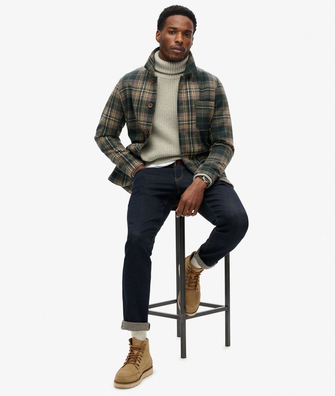 Superdry Sobrecamisa Con Textura Merchant