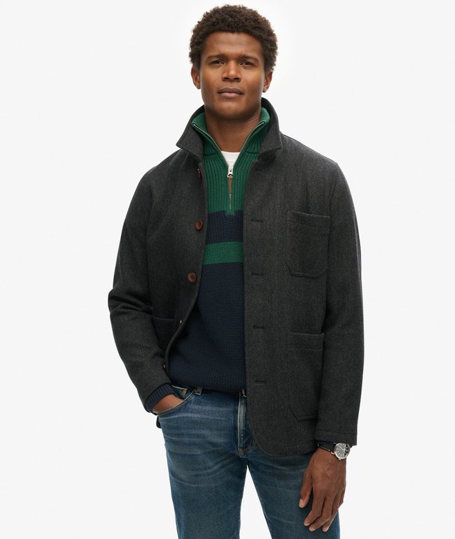 superdry Sobrecamisa con textura Merchant