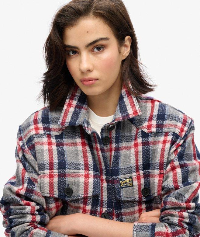 Superdry Sobrecamisa De Borreguillo A Cuadros