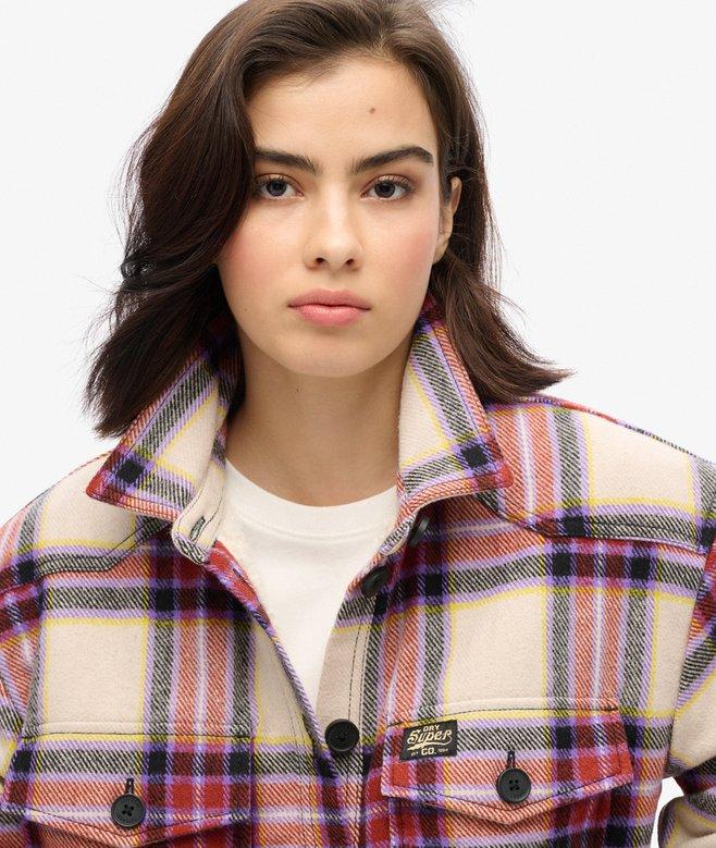 Superdry Sobrecamisa De Borreguillo A Cuadros