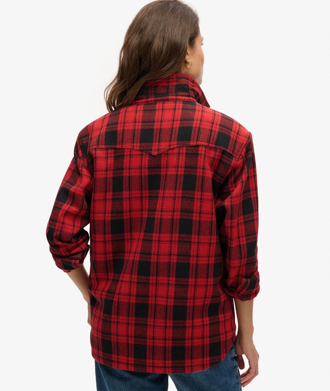 Superdry Sobrecamisa De Borreguillo A Cuadros
