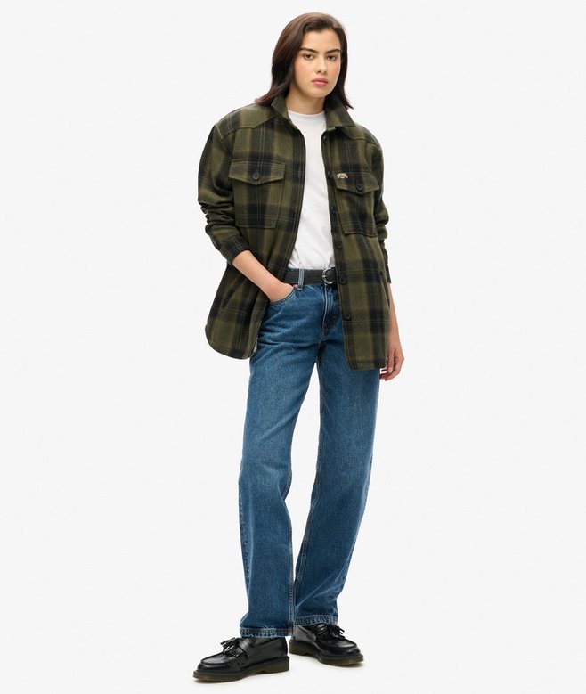 Superdry Sobrecamisa De Borreguillo A Cuadros