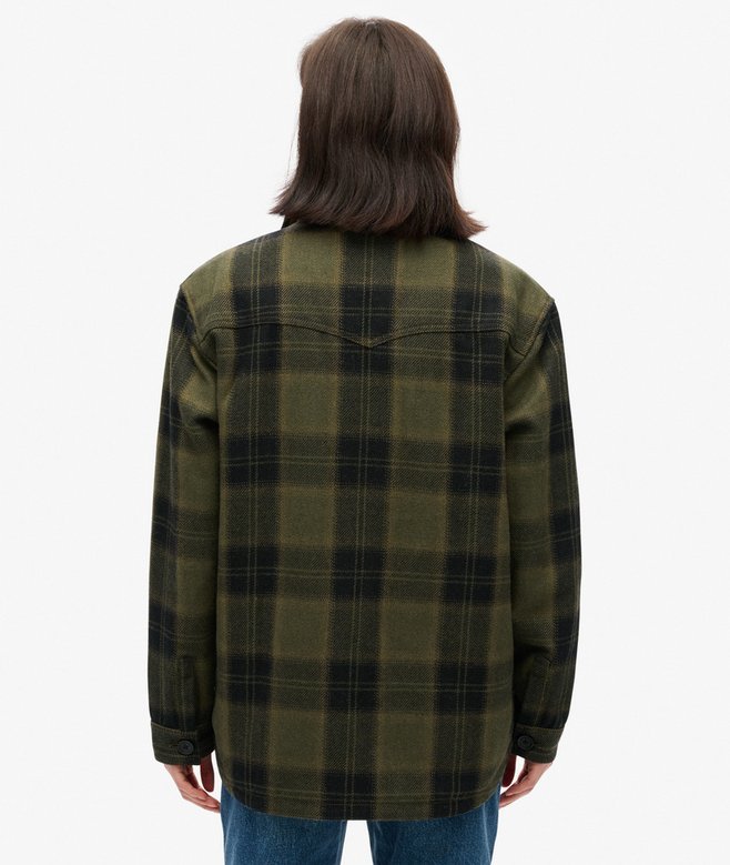 Superdry Sobrecamisa De Borreguillo A Cuadros