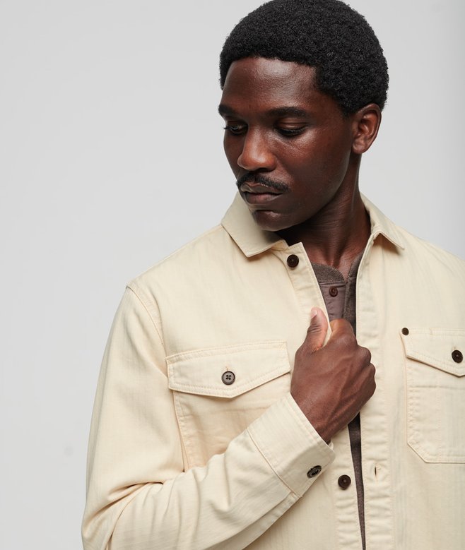 superdry Sobrecamisa de espiguilla Merchant Store