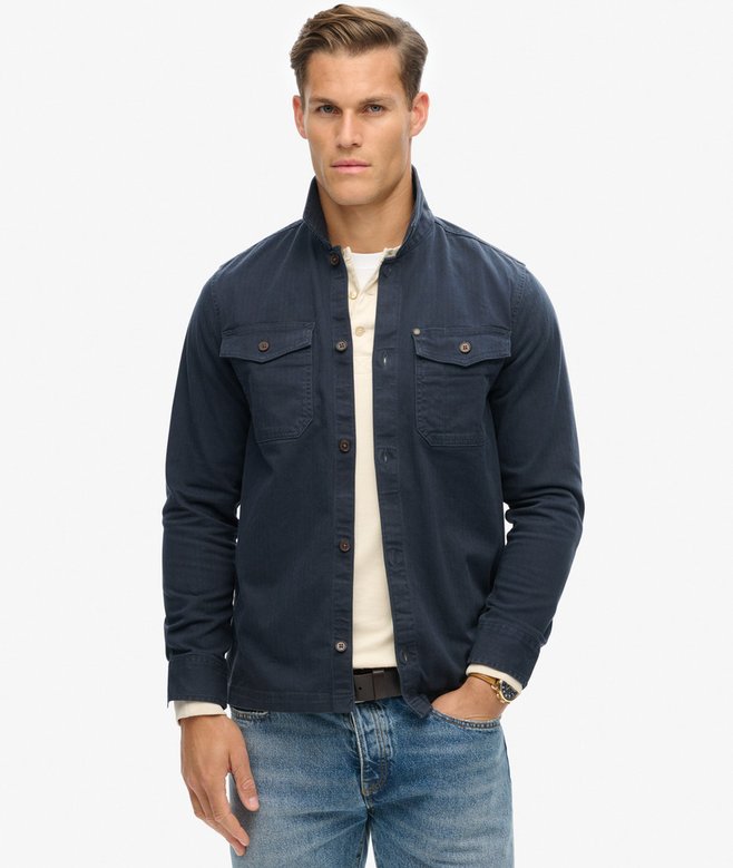 superdry Sobrecamisa de espiguilla Merchant Store